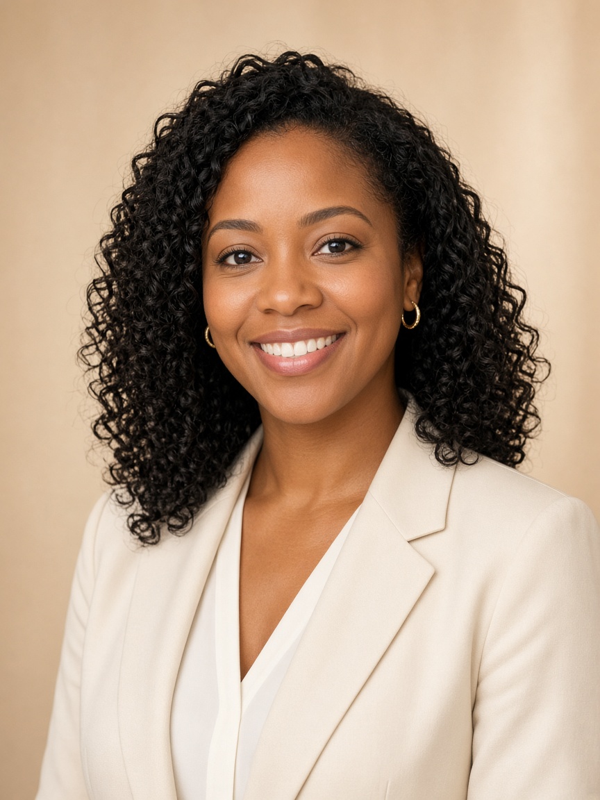 Professional headshot sample for resume and company profile